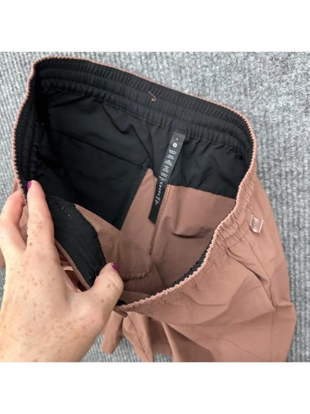 Lululemon Bowline Shorts Active Wear Stretch Athleisure Draw String Mens Large